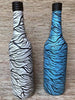 Hand Painted Decorative Wooden Bottles