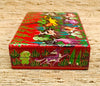 Jungle Themed Paper Mache Jewelry and Trinket Box