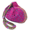 Embroidered Silk Potli Purse