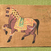 Vintage Postcard Painting-Brown Horse