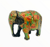 Hand Crafted Paper Mache and Wood Decorative Indian Elephant