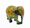 Hand Crafted Paper Mache and Wood Decorative Indian Elephant