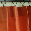 Orange Silk Pole Pocket Drape