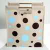 Polka Dot Jute Tote Bag