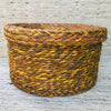 Hand Crafted Round Decorative Sabai Grass Basket