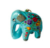 Hand Painted Paper Mache Decorative Hanging Elephants