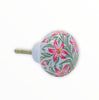 Hand Painted Floral Wooden Cabinet Knobs