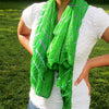 Women's Boho Chic Lightweight Tie-Dye Scarf