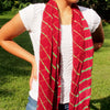 Women's Boho Chic Lightweight Tie-Dye Scarf