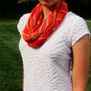 Women's Boho Chic Lightweight Tie-Dye Scarf