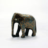 Blue and Gold Paper Mache Elephants