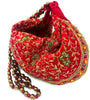 Embroidered Silk Potli Purse