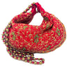 Embroidered Silk Potli Purse
