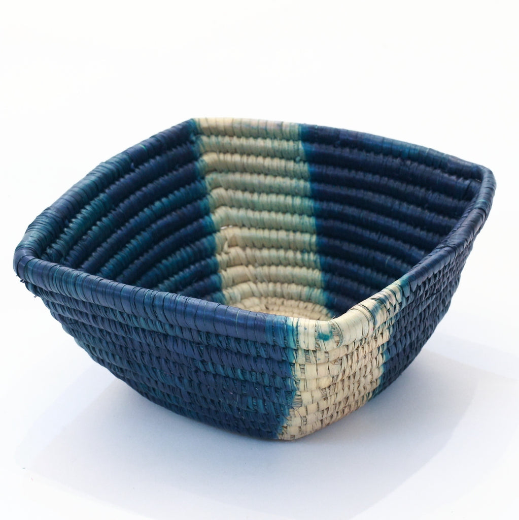 Square Woven Grass Basket
