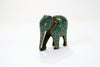Teal and Gold Decorative Elephants