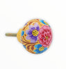 Hand Painted Floral Wooden Cabinet Knobs