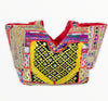 Boho Patchwork Banjara Tote Bag-Orange and Gold