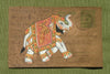 Vintage Postcard Painting-White Elephant