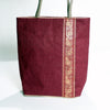 Berry Jute Tote Bag