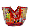 Boho Patchwork Banjara Tote Bag-Orange and Gold